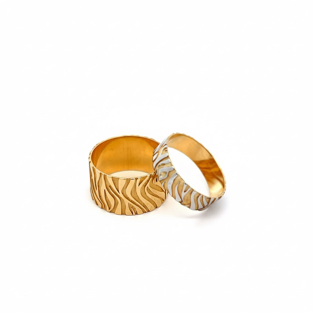 Zebra Gold Ring
